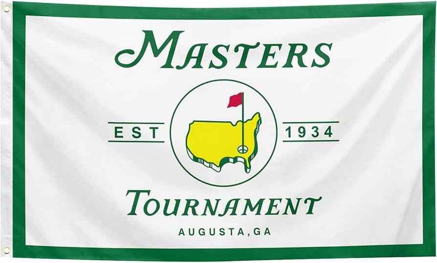 Masters Flag Golf 3x5 Ft Masters Golf Flag Funny Man Cave Banner with 2 Brass Grommets for Indoor... | Amazon (US)