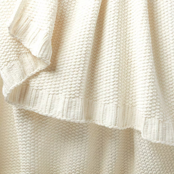 Solid Chenille Knit Throw Blanket - Threshold™ | Target