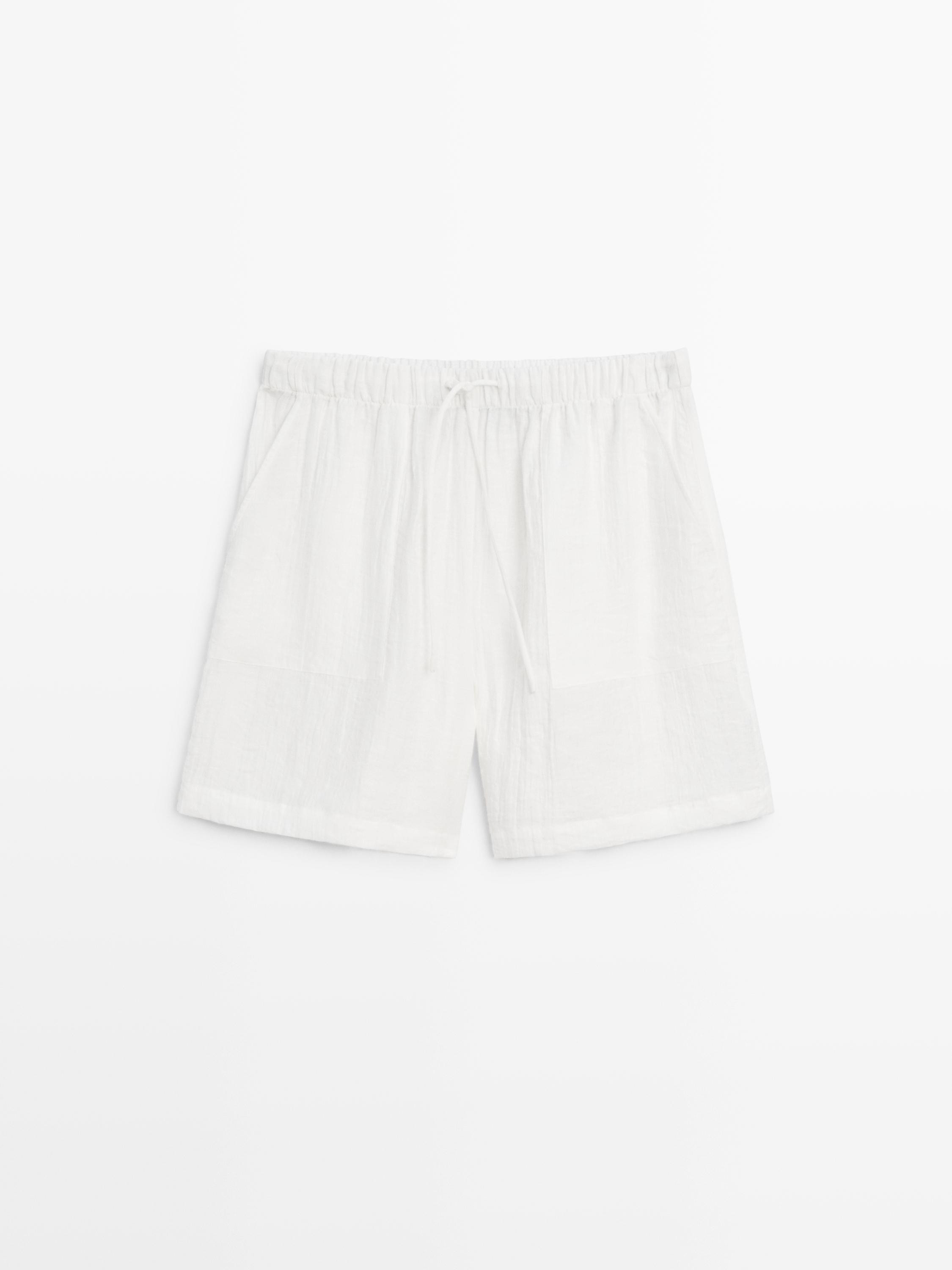 Short flowing Bermuda shorts | Massimo Dutti US