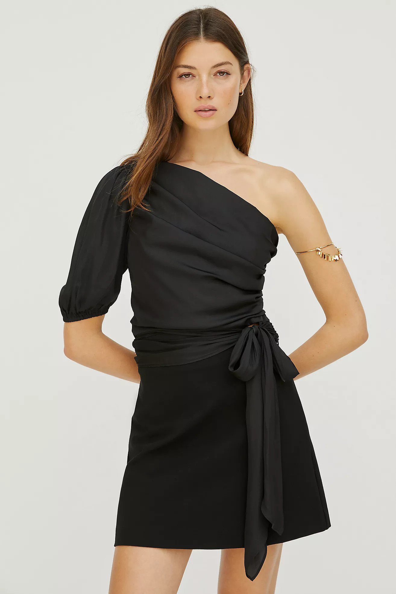 DOLAN Ruched Single-Shoulder Top | Anthropologie (US)