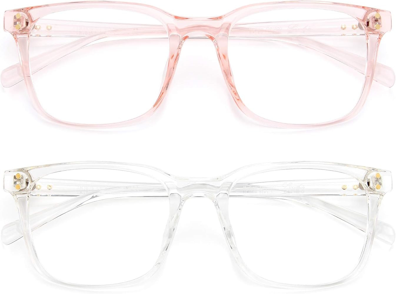 Livho 2 Pack Blue Light Blocking Glasses Women Men Anti UV Eye Strain | Amazon (US)