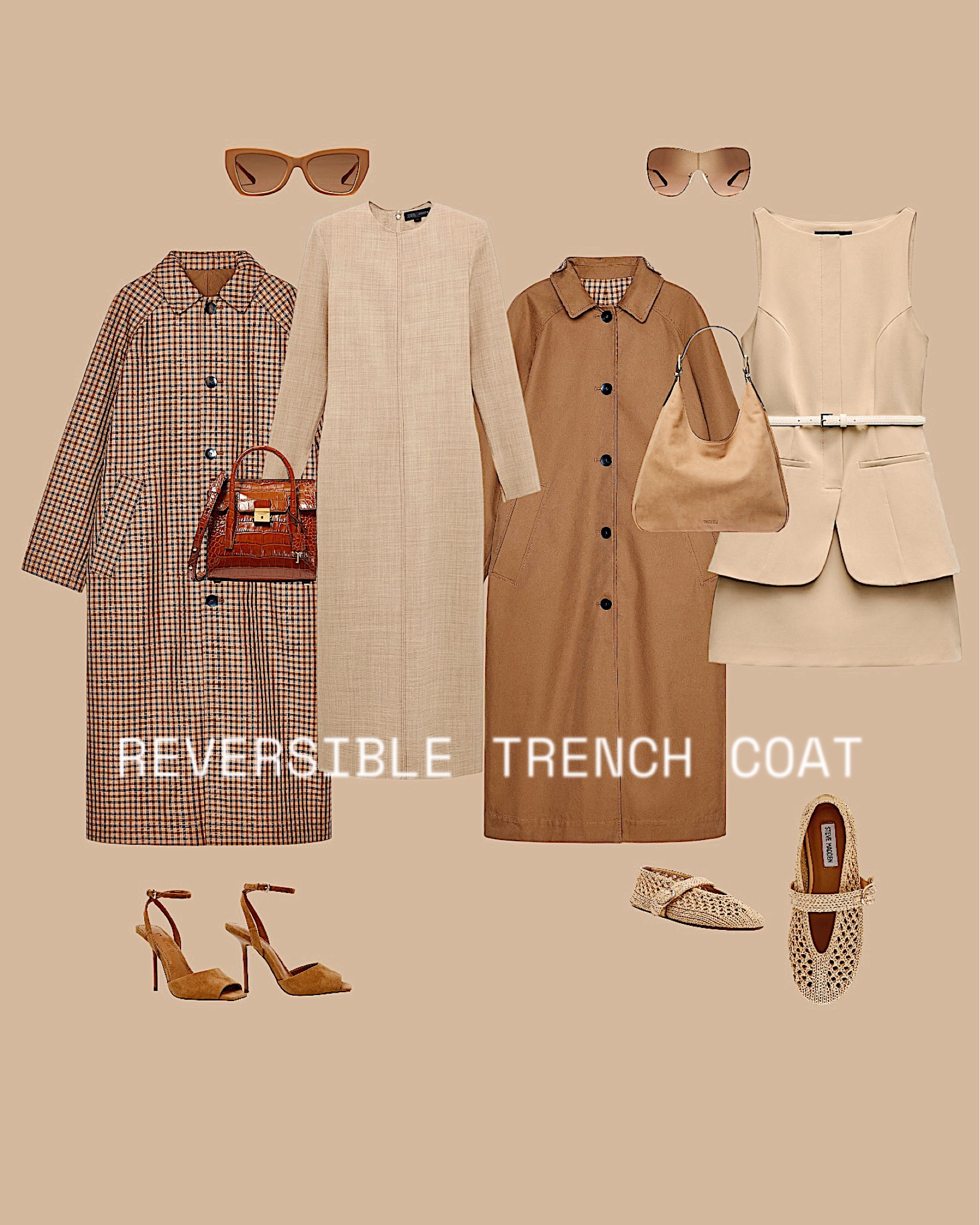 1 reversible trench coat, 2 chic classy looks. I just purchased the trench and can’t wait to wear it out. 

#LTKStyleTip #LTKItBag #LTKShoeCrush