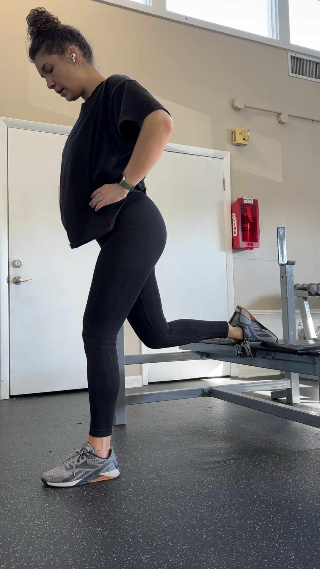 Leg day black workout outfit 💪🏼

Top and shoes are from Amazon. Logo leggings are from Gymshark, but unfortunately are no longer available. The Reebok’s I would highly recommend! They are so comfy and perfect for a solid leg day workout. 

gym essentials, black gym outfit, logo gymshark leggings, 

#LTKActive #LTKfitness #LTKshoecrush