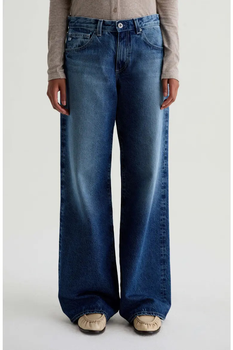 Adria Low Rise Wide Leg Jeans (Women) | Nordstrom | Nordstrom