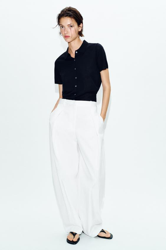 SHORT SLEEVE CARDIGAN | Zara UK