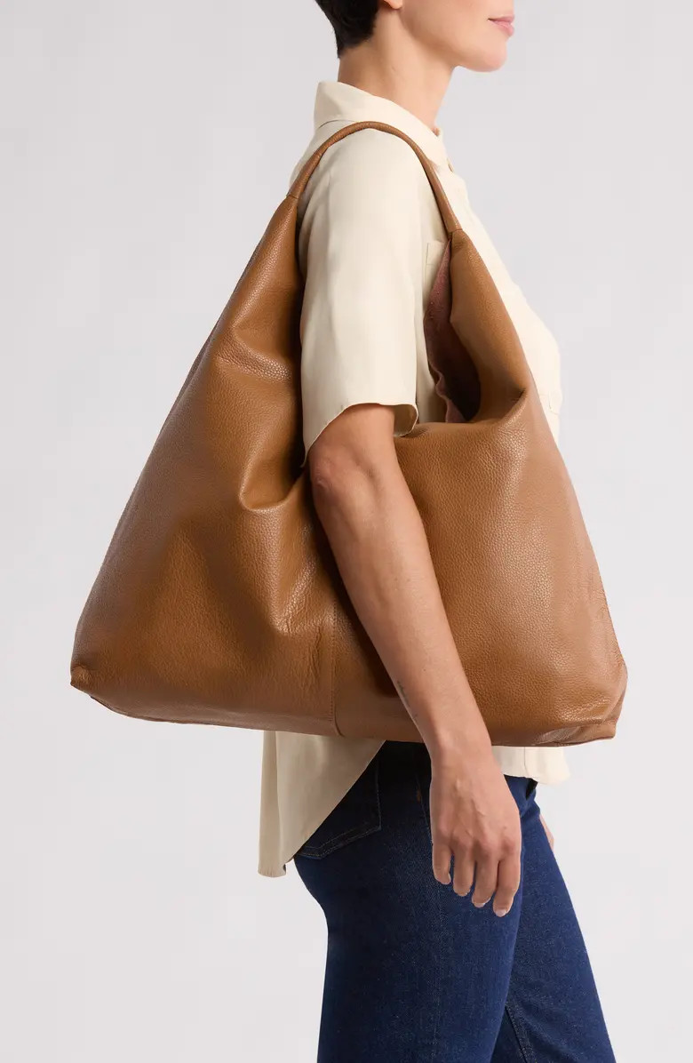 Violet Leather Hobo Bag | Nordstrom