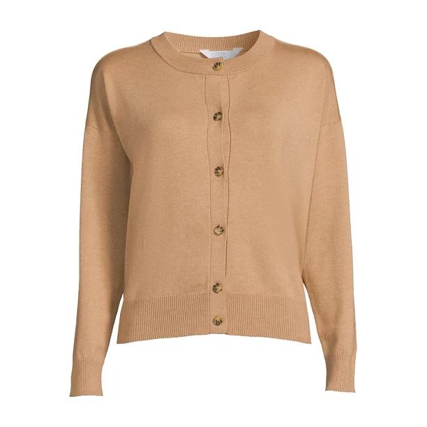 Time and Tru Women's Button Front Cardigan Sweater | Walmart (US)