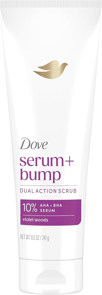 Dove KP Bump Body Scrub with 10% AHA & BHA For Rough Bumpy Skin, Violet Woods Scent, 8.5 OZ | Amazon (US)