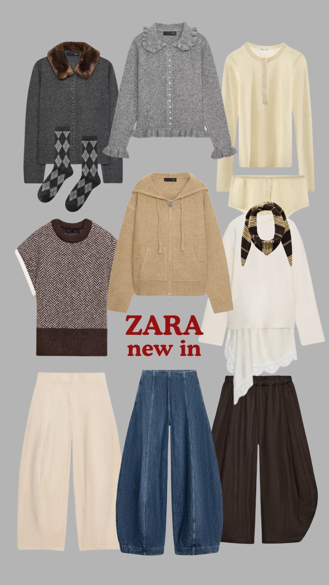 recent Zara knitwear order 🫶🏽
