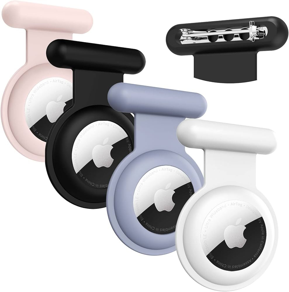 Airtag Holder for Kids Hidden-4 Pack Apple Air tag Holder Kids GPS Tracker Case,Kids Airtag Holde... | Amazon (US)