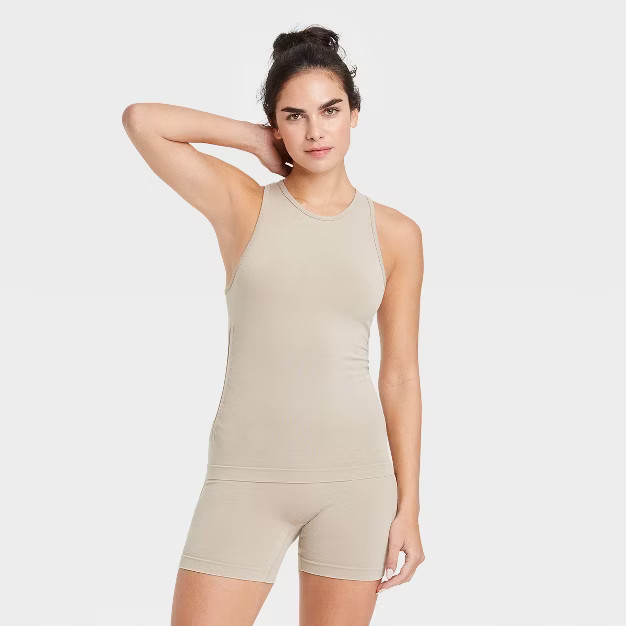 Women's High Neck Seamless Tank Top - JoyLab™ | Target