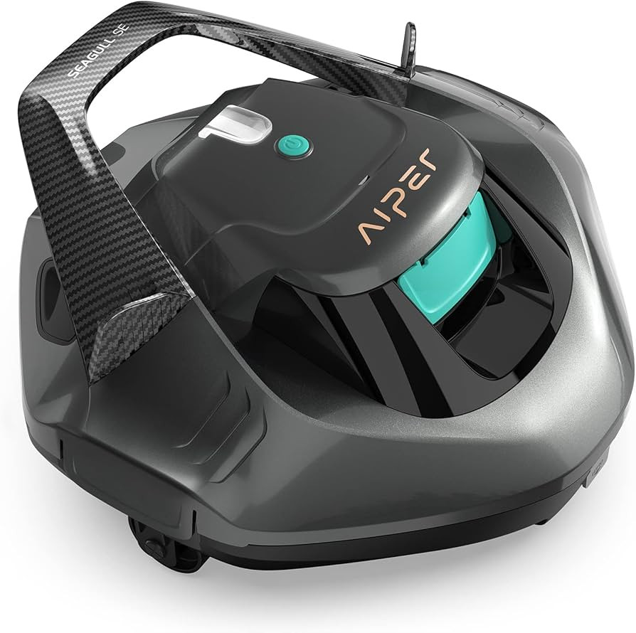 AIPER Seagull SE Cordless Robotic Pool Cleaner, Pool Vacuum Lasts 90 Mins, LED Indicator, Self-Pa... | Amazon (US)