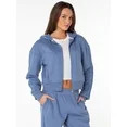 Celebrity Pink Women's and Women's Plus Zip Front Fleece Hoodie Sweatshirt, Sizes XS-4X | Walmart (US)