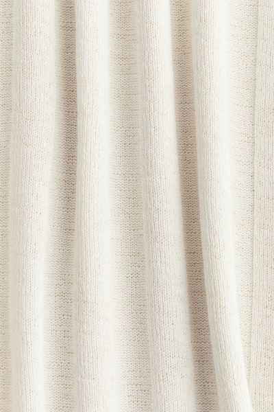Ribbed Dress - Natural white - Ladies | H&M US | H&M (US + CA)