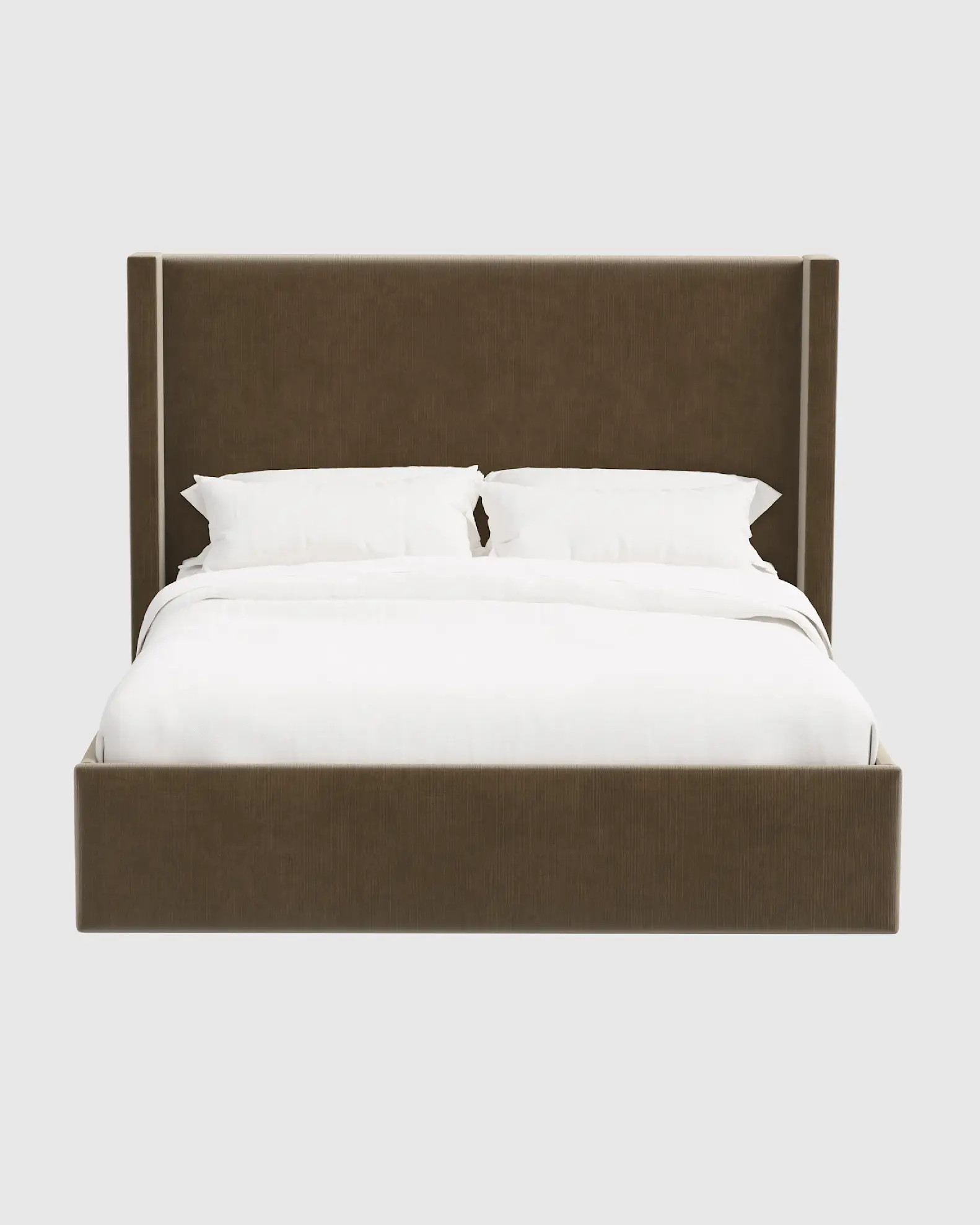 Wingback Bed in Performance Velvet | Quince