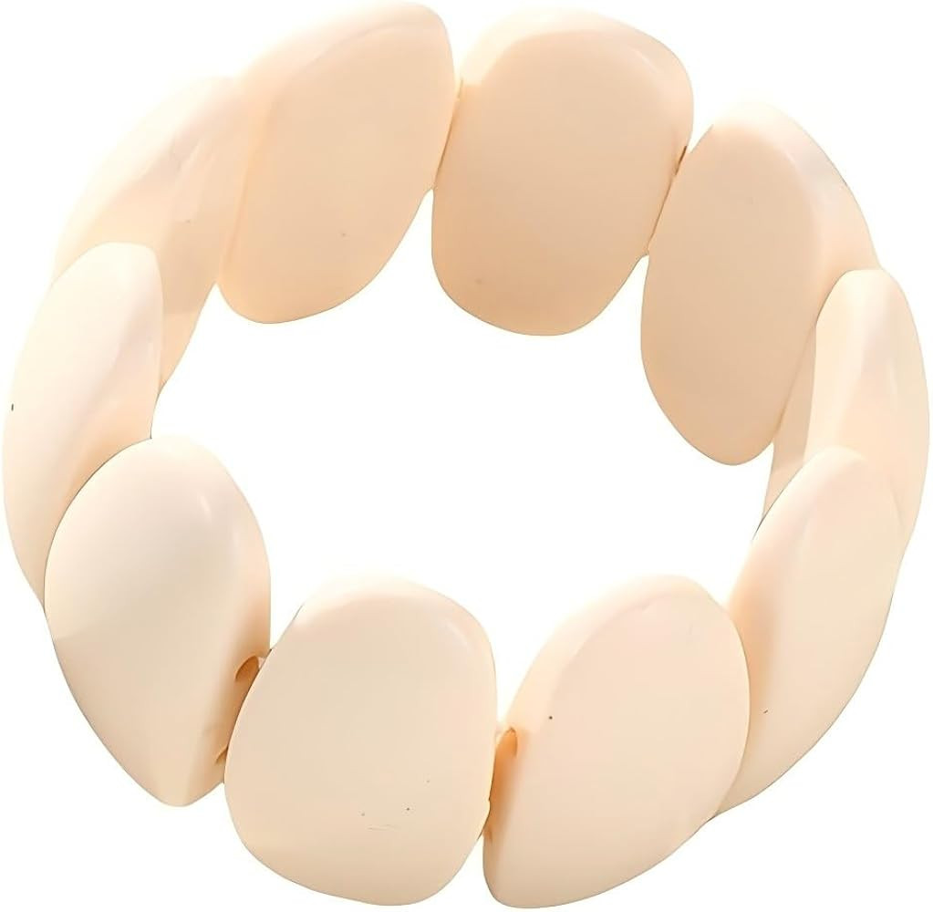 tenghong2021 Colorful Acrylic Resin Bracelet for Women Multiple Color Square Acrylic Resin Chunky... | Amazon (US)
