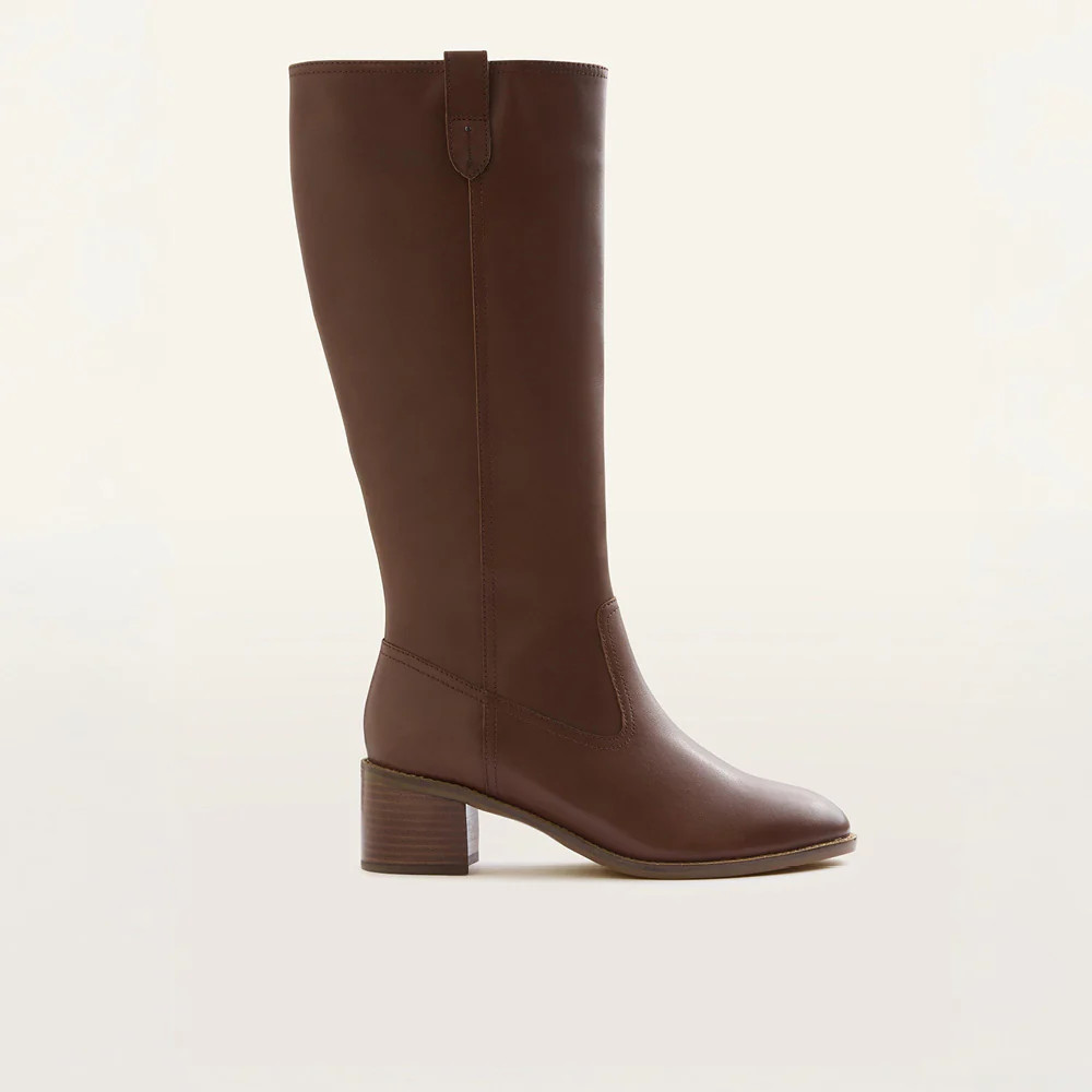Lyric Brown Women's Mid Heel Boots | FRANKIE4 | FRANKIE4