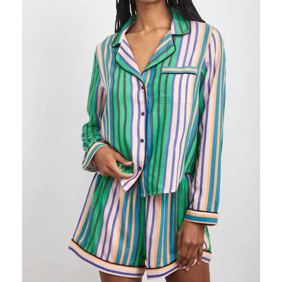 NEW RAILS kellen pajama short set in madeleine stripe | Poshmark