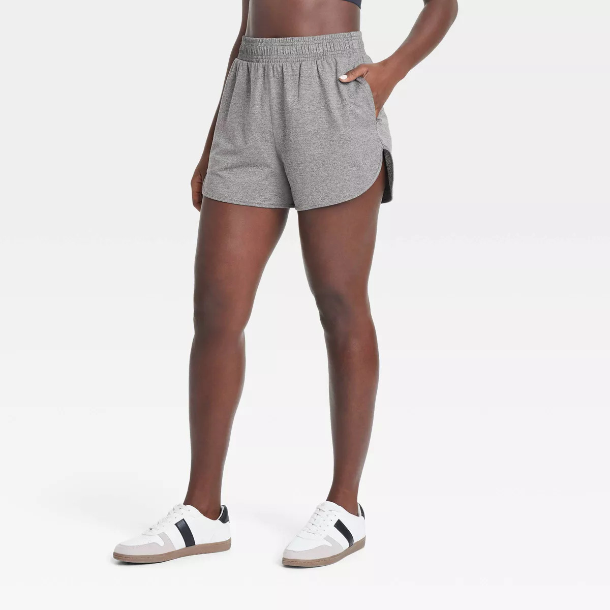 Women's Soft Stretch High-Rise Shorts 3.5" - All In Motion™ | Target