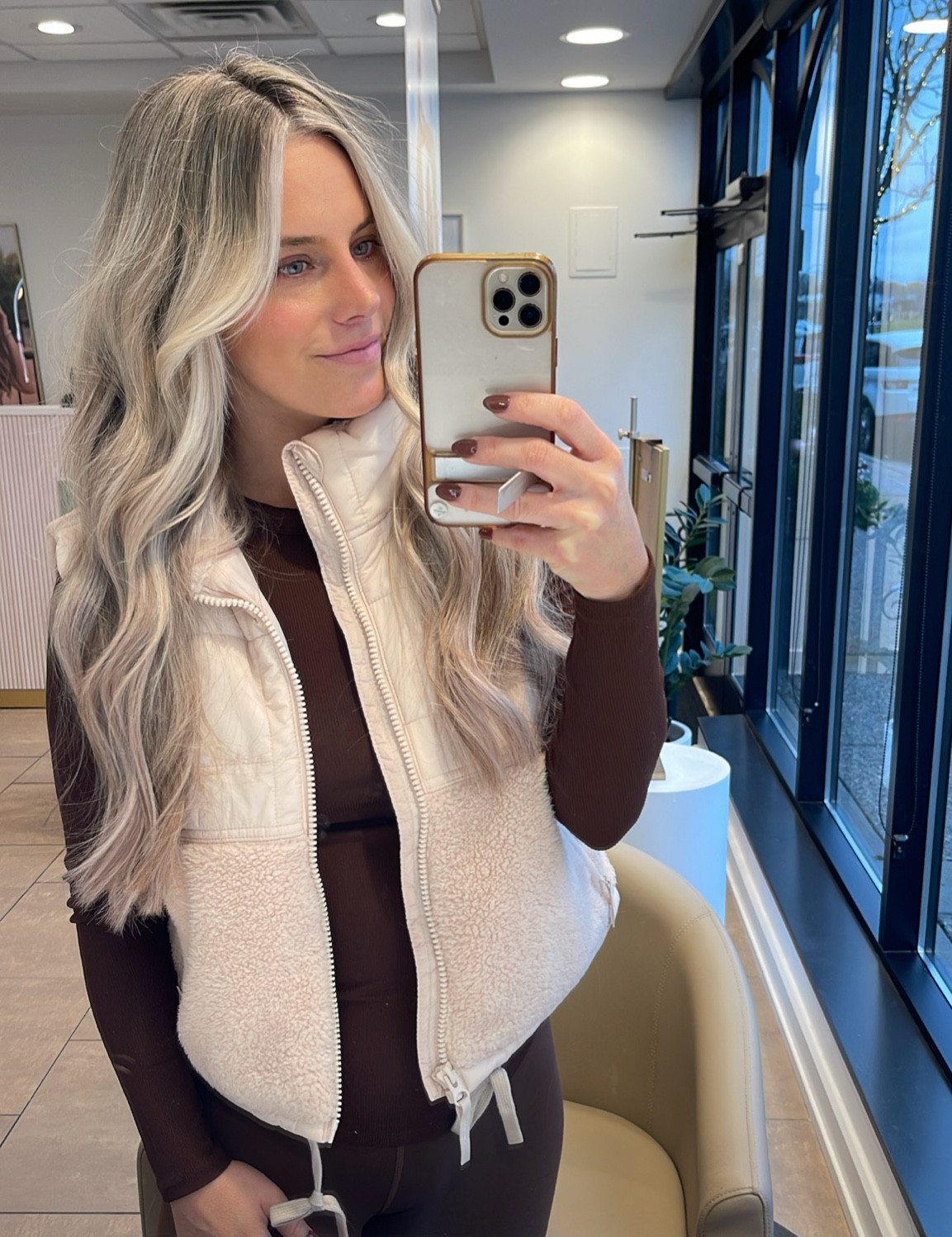 🍂 Effortless Chic Meets Cozy Comfort 🍂

This brown athleisure set + cream puffer vest is your new cold-weather uniform. Perfect for coffee runs, gift shopping, or lounging by the fire. 🔥

✨ Neutral tones = endless versatility
✨ Layers that work hard & look fab
✨ Cozy enough to live in

Style it, love it, gift it! 🎁

#WinterWardrobe #AthleisureVibes #LayerGameStrong #CozyChic #HolidayStyle 

#LTKSaleAlert #LTKTravel #LTKStyleTip