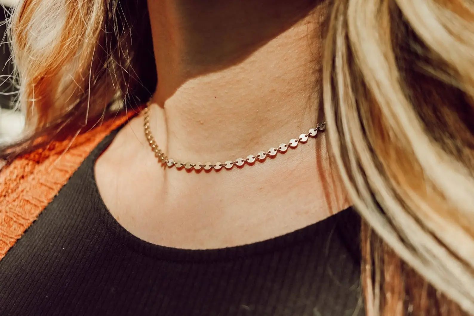 The Dottie Gold Choker Necklace | Etsy (US)