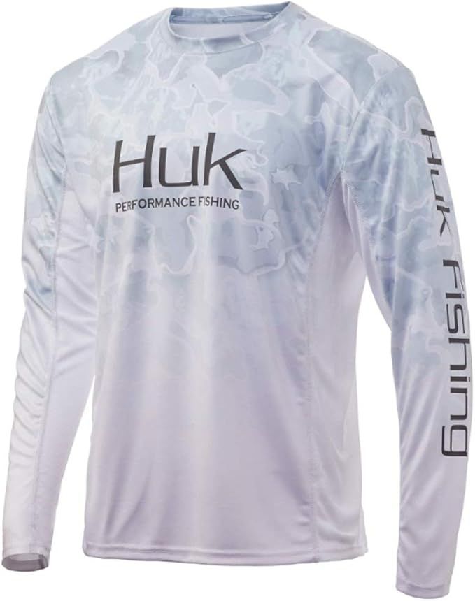 HUK Men's Fishing UPF 50+ Lightweight Icon X Camo Fade Long Sleeve Shirt | Amazon (US)
