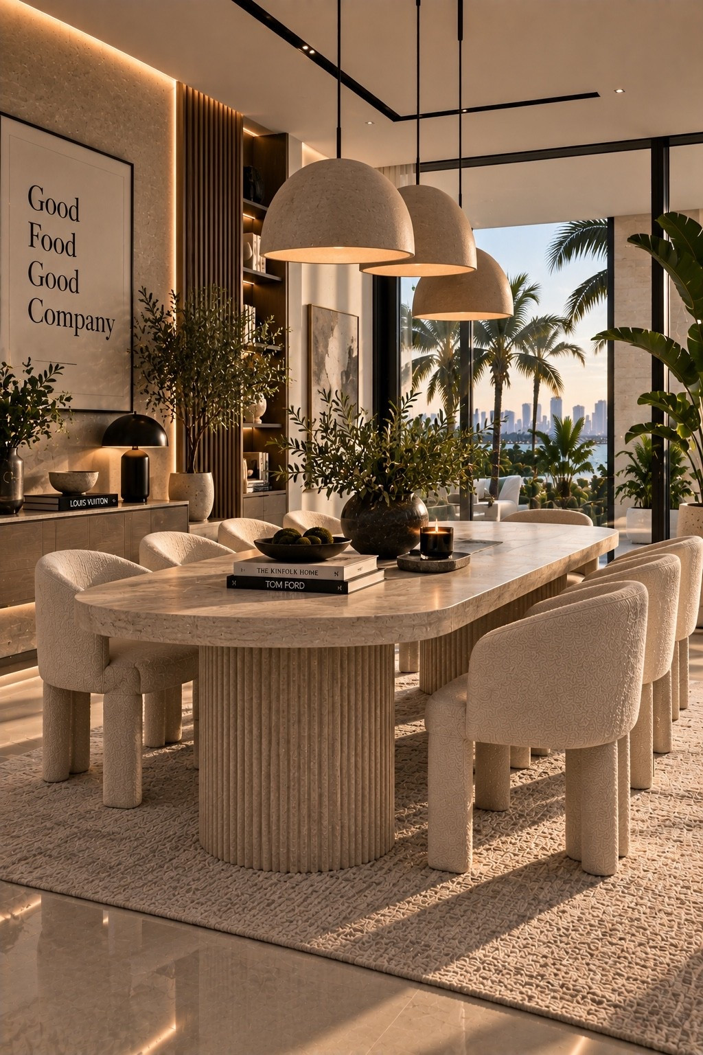 Shop This Room ✨ Shop the full look through my LTK — all products and similar finds are linked below. Create a warm, elevated dining space with a sculptural light wood table, cozy upholstered chairs, oversized pendant lighting and layered neutral textures. Natural greenery, soft ambient lighting and organic materials bring a relaxed modern-luxury feel with a subtle tropical touch.

#DiningRoom #DiningRoomDecor #DiningRoomInspo #DiningRoomDesign #ModernDiningRoom #LuxuryDiningRoom #OrganicModern #OrganicModernStyle #WarmNeutralDecor #NeutralHome #NeutralDecor #ModernOrganic #ModernInteriors #LuxuryInteriors #InteriorDesign #HomeDecor #HomeInspo #InteriorInspo #ModernHome #LuxuryHome #ContemporaryInterior #DesignerInspired #CozyHome #NaturalHome