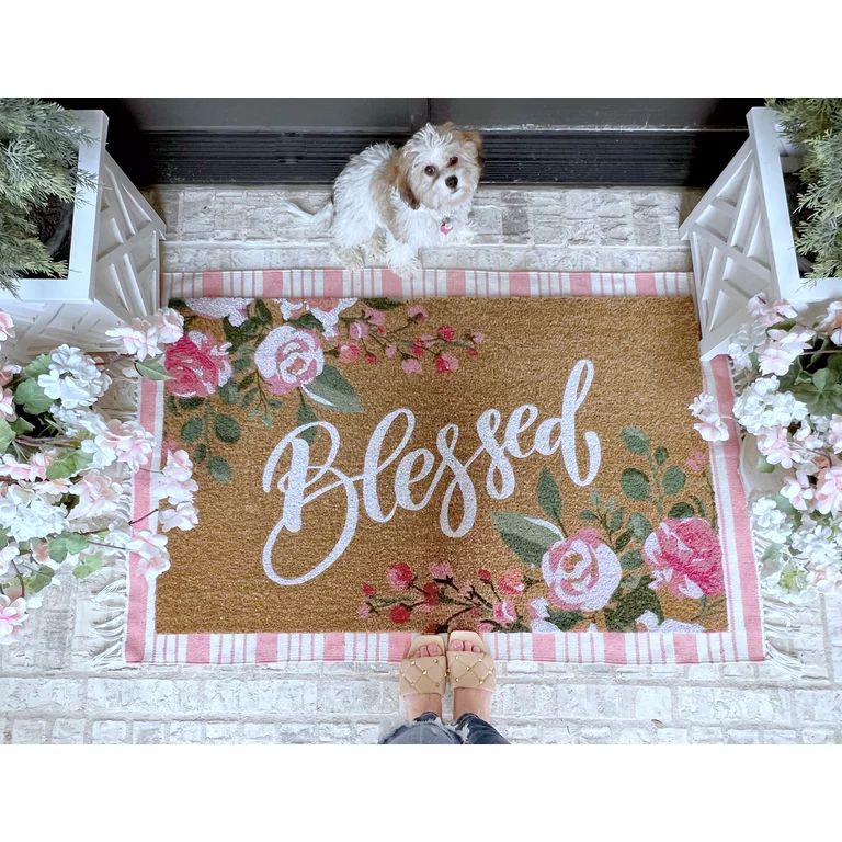 My Texas House Blessed Coir Doormat, 18" x 30" | Walmart (US)