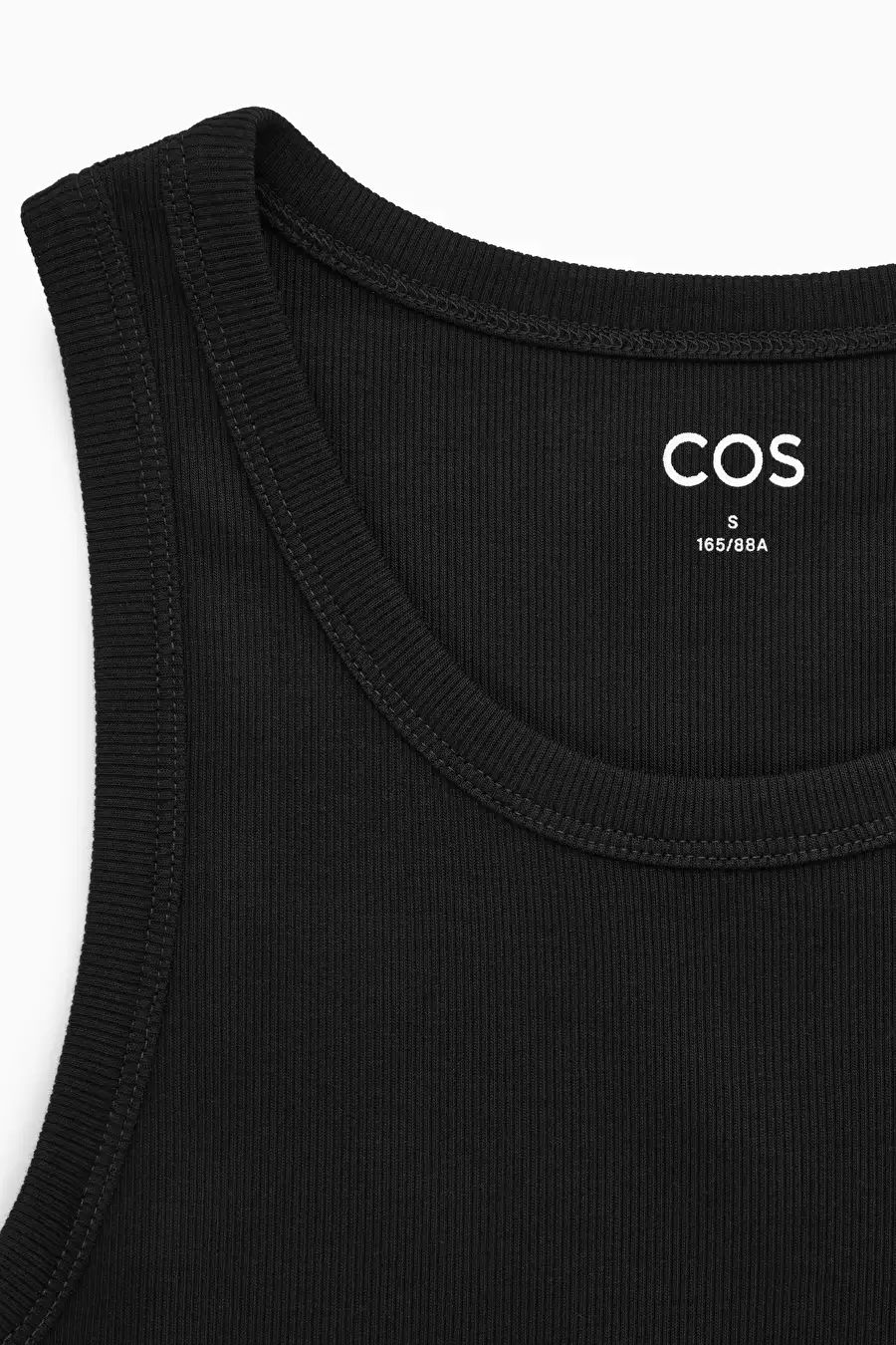 GERIPPTES TANKTOP - Schwarz - Tops - COS | COS (EU)