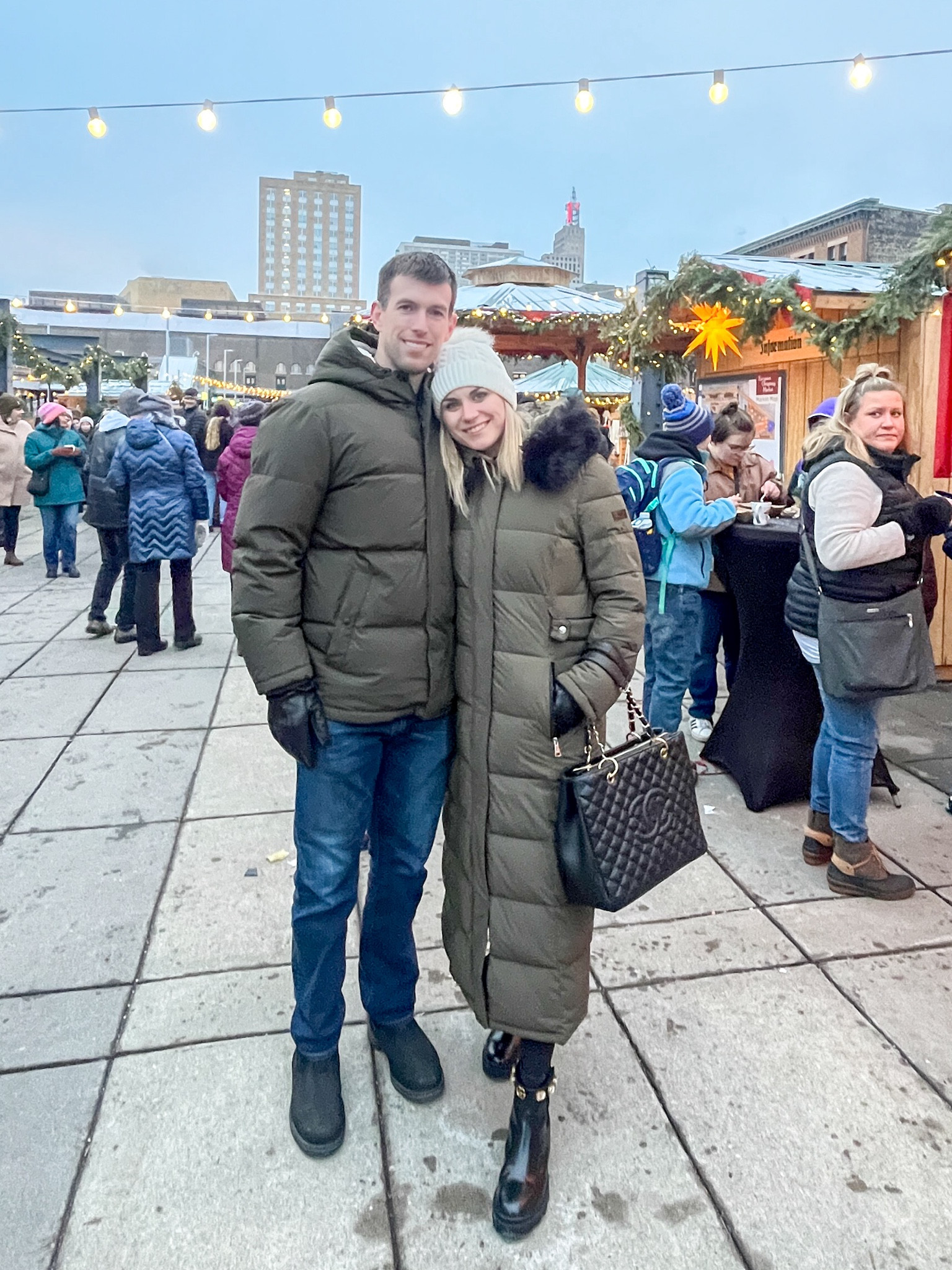 Experienced our first Christmas market at the European Christmas Market in St Paul, MN. It was magical, full of handmade shops and delicious food. I highly recommend taking the time to see it before it closes next weekend! 

My jacket is a medium and SO worth it!! It goes all the way down to my ankles and I don’t have to worry about any air seeping in and making me cold. 

#Christmas #ChristmasMarket #EuropeanChristmasMarket #Minneapolis #MinneapolisChristmasMarket #MinnesotaChristmasMarket #WinterPuffJackets #PuffyWinterJackets #MatchingWinterJackets #CoordinatingWinterJackets #AndHerJacket #OliveGreenJacket #PufferJacket #Women’sPufferJacket 

#LTKHoliday #LTKstyletip #LTKSeasonal