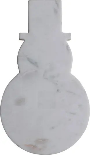 Creative Co-Op Snowman Marble Cheese Board | Nordstrom | Nordstrom