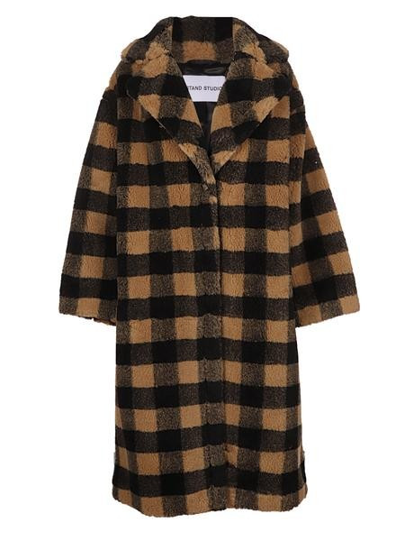 Stand Studio Maria Checked Coat | Cettire Global