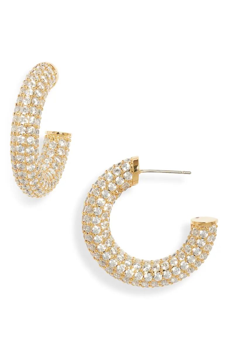 Nordstrom Chunky Pavé Hoop Earrings | Nordstrom | Nordstrom