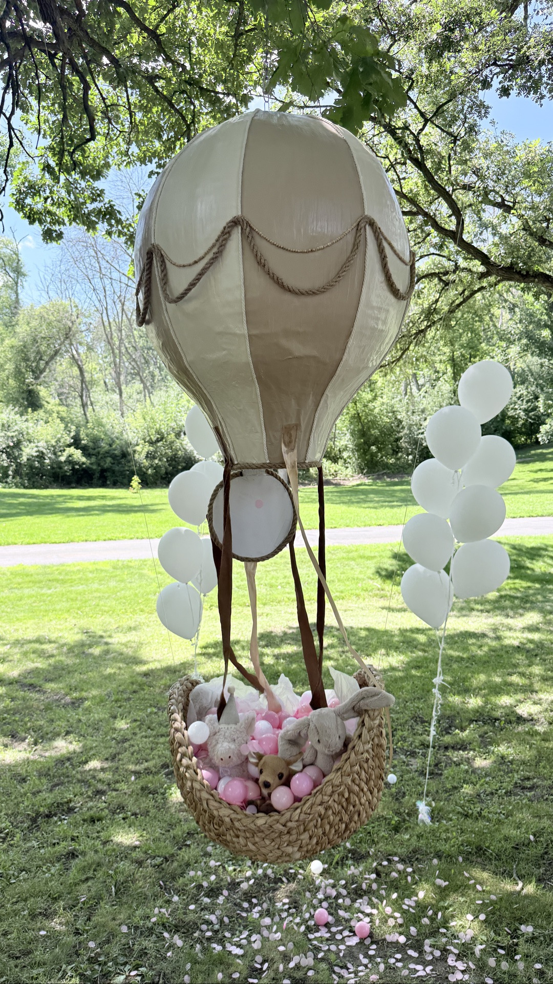 #ad I couldn't find the hot air balloon I was dreaming of for our gender reveal... so I stopped searching and started creating. 

That's the fun part. With the right materials from Lowe’s, you aren't following someone else's vision—you get to build your own. 

I made a one-of-a-kind centerpiece for one of the biggest moments in our lives, but honestly, this could have been any shape or idea. If you can imagine it, you can probably make it.

#LowesPartner @LowesHomeImprovement #GenderReveal #GenderRevealInspo

#LTKstorytime #LTKBaby #LTKBump