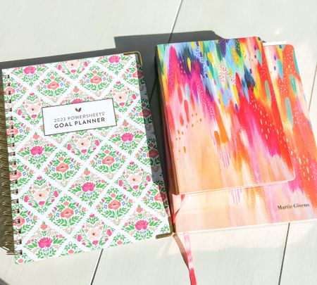 Goal setting essentials - Powersheets from Daily Grace Co and Erin Condren planners. Mini version is for my daughter who wanted to match 🥰

#LTKunder100