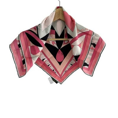 EMILIO PUCCI Scarf in good condition - Pink x black x light gray Used item  | eBay Australia | eBay AU