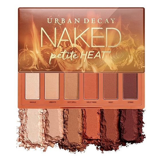 Urban Decay Naked Petite Heat Eyeshadow Palette, 6 Scorched Matte Neutral Shades - Ultra-Blendabl... | Amazon (US)