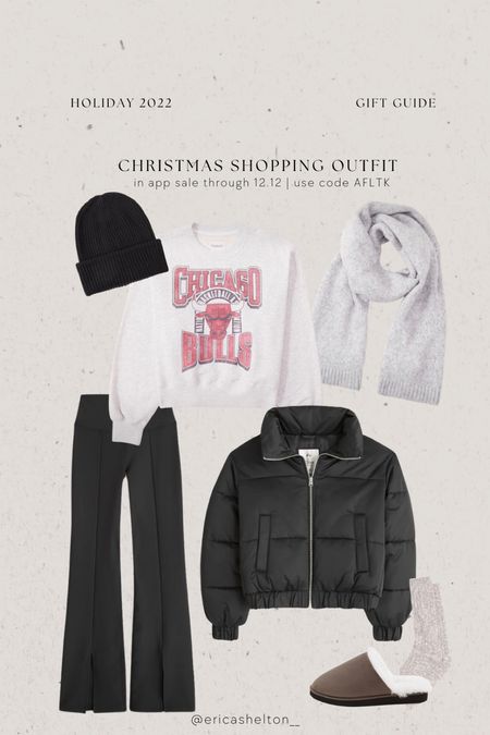 cozy christmas shopping outfit all on sale | copy and paste promo code in the app 

puffer jacket, comfy style, cozy outfit, winter outfit idea, flare leggings, winter accessories 

#LTKHoliday #LTKxAF #LTKGiftGuide