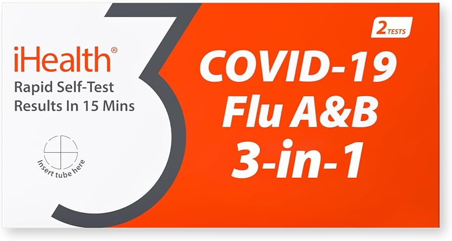 iHealth COVID-19, Flu A&B 3-in-1 Antigen Rapid Test, Results in 15 Minutes, FDA Authorized OTC Fl... | Amazon (US)