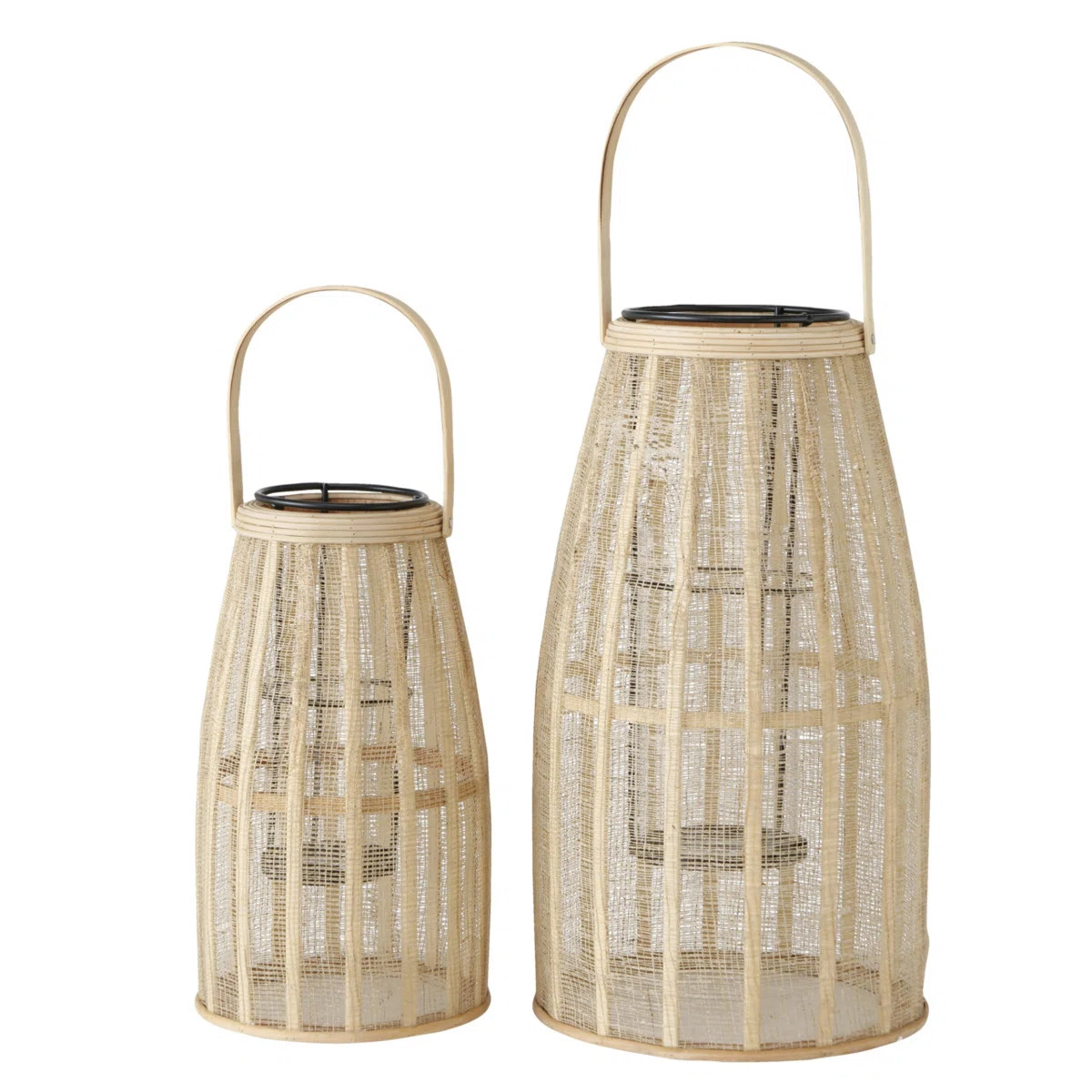 17.25'' H Wood Tabletop Lantern | Wayfair North America