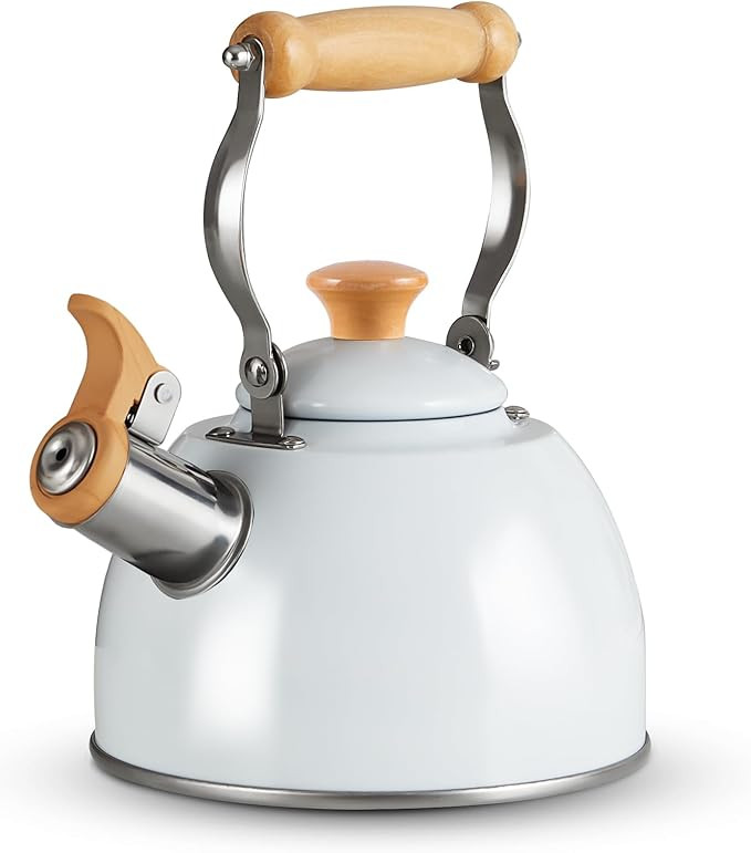 ROCKURWOK Tea Kettle, Tea Pot with Cool Touch Ergonomic Handle, Tea Kettle Food Grade Stainless S... | Amazon (US)