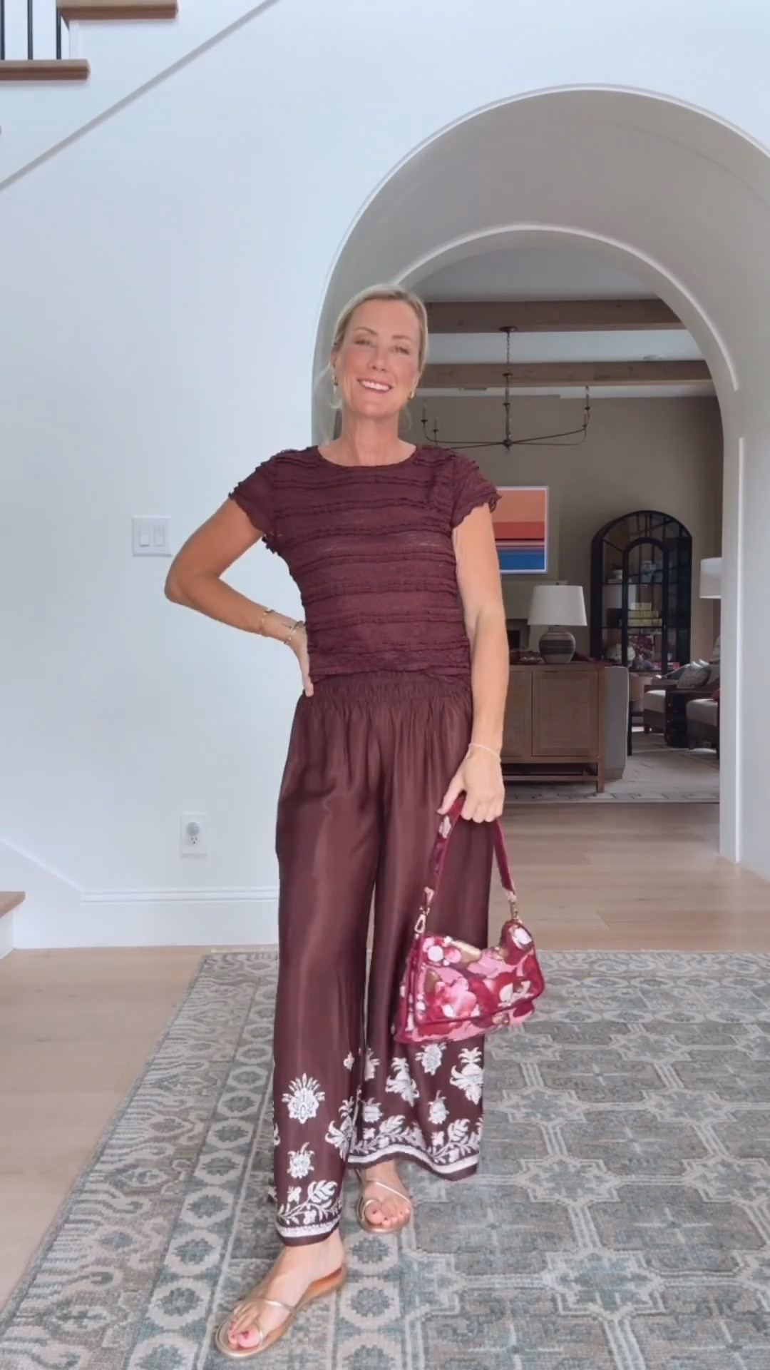 How darling is this brown fit?! These pants are so soft and easy to wear. 

Top: xs
Pants: xs

#LTKootd #LTKOver40 #LTKSeasonal