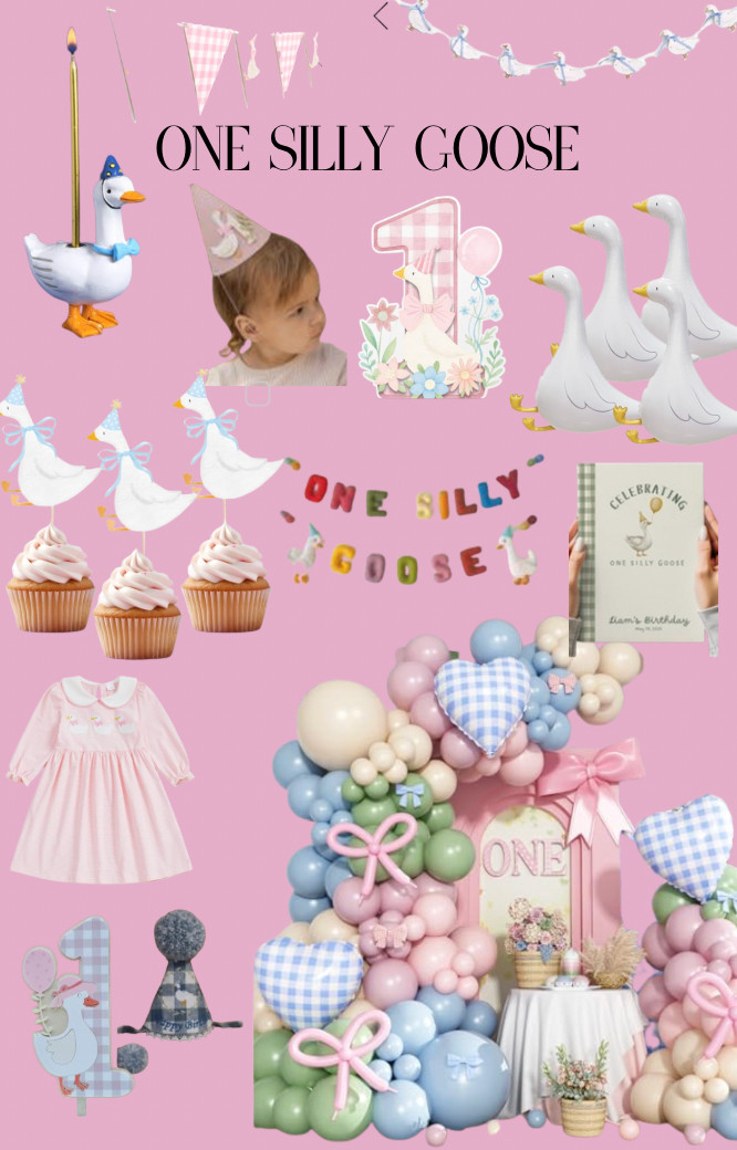 ✨ One Silly Goose Birthday Shopping List ✨
Everything you need for the cutest silly goose birthday celebration! This silly goose party roundup has adorable toddler birthday ideas, themed décor, balloon garlands, tableware, outfits, cake inspo, party favors & more. Perfect for first birthday party, boy or girl birthday themes, and picture-perfect memories your little goose will LOVE 💛🦢 #sillygooseparty #sillygoosebirthday #birthdayideas #partydecor #ltkparty #firstbirthday #toddlermom #birthdaytheme #partyshoppinglist #ltkbaby #ltkfinds #ltkhome #birthdaydecorations #toddlerparty #cutebirthdayparty 

 