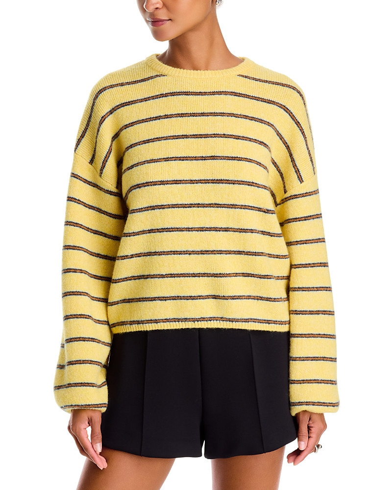 525 America Kensington Striped Cropped Sweater | Bloomingdale's (US)