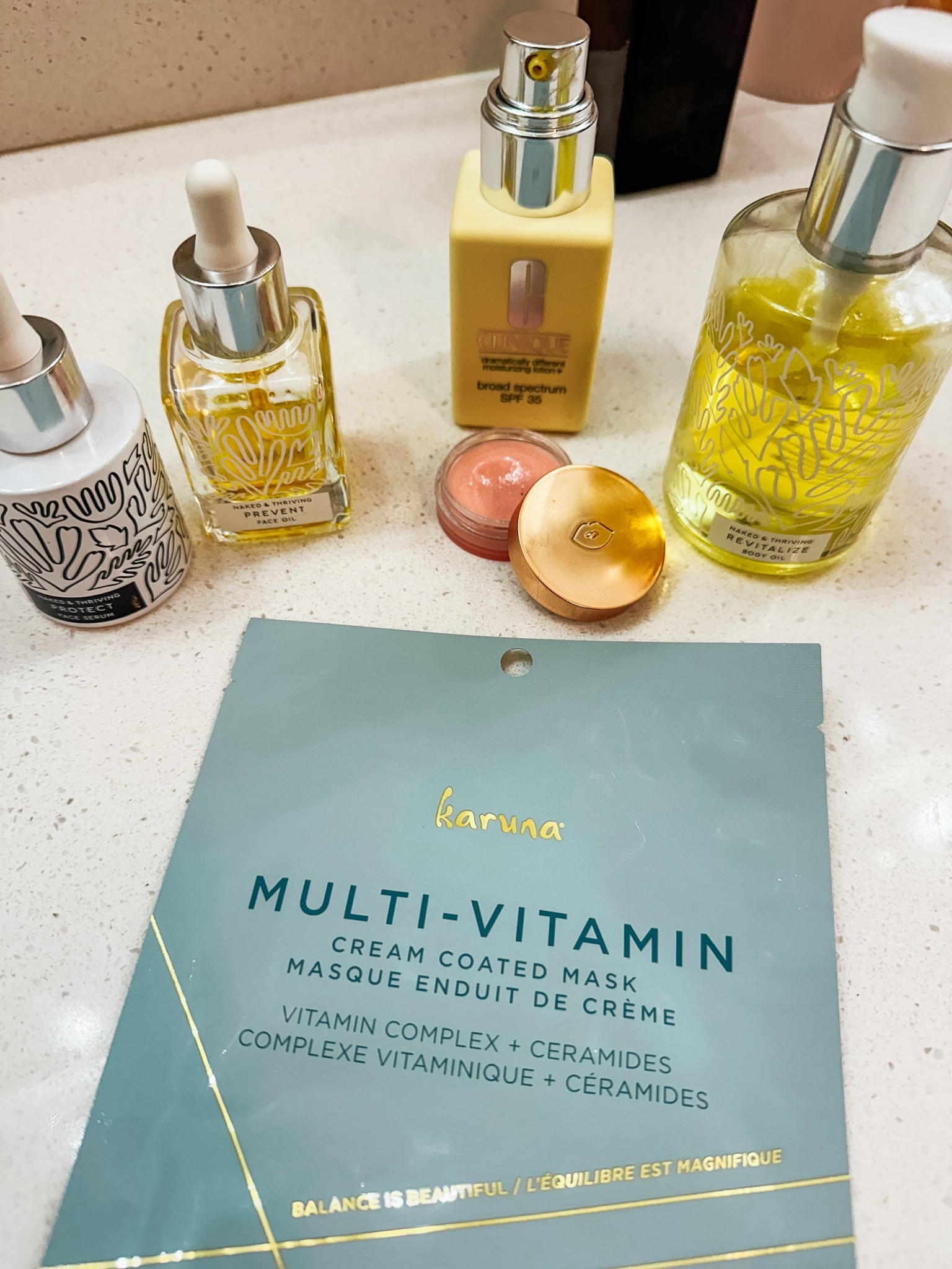 POV: your morning routine isn’t complicate when it’s intentional

Mom to mom; this is your reminder that you don’t have to do everything, just the right things. My current morning skincare lineup is simple, effective, & doing the absolute most for my 40+ skin:

✔️ Hydration  
✔️ Glow  
✔️ Actually working 

Today’s lineup:
• Multivitamin mask from Karuna Skin
• Clean, nourishing routine staples from Naked & Thriving that keep my skin balanced  
• Ultra moisturizing viral lip balm from Sara Happ because dry lips are not invited to this season

I’ve learned this the hard way; don’t cut corners on your skin. We’re investing in ourselves now, not trying to undo damage later 😉

Save this for your next routine refresh + shop everything linked in LTK 🤍

#LTKBeauty #Over40Skin #MomLifeUnfiltered #SimpleSkincareRoutine #GlowingSkinOver40 #BusyMomBeauty #SkincareThatWorks #MomRoutine #40PlusBeauty #EffortlessGl

#LTKOver40 #LTKgrwm #LTKdayinmylife