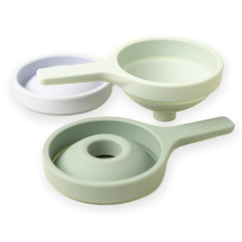 Inspire My Play 3 x Green Silicone Collapsible Funnels for Kids - Sensory Play Funnel Toys for Kids - Pouring Toys for Toddlers - Food Safe Sensory Bin Tools and Accessories | Amazon (US)