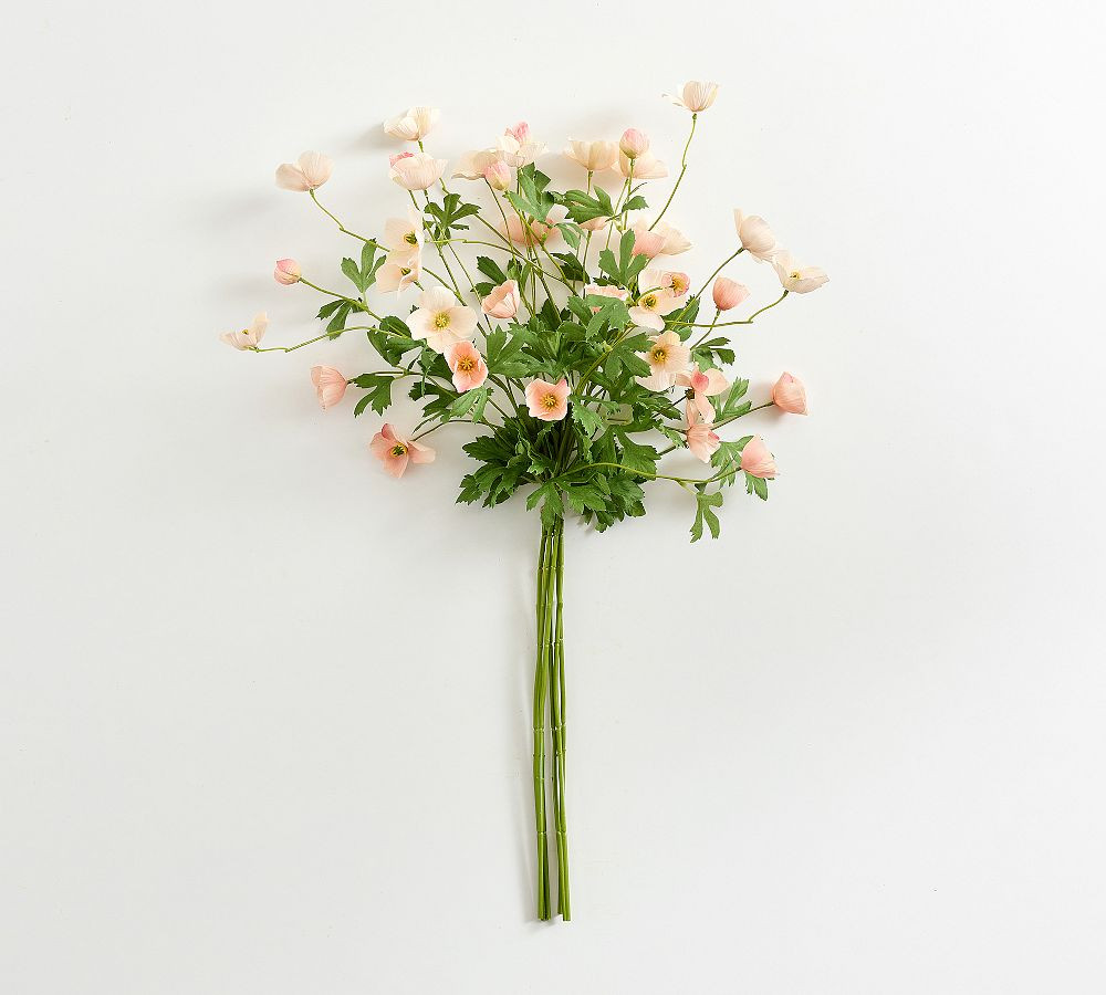 Faux Poppy Bundle | Pottery Barn (US)
