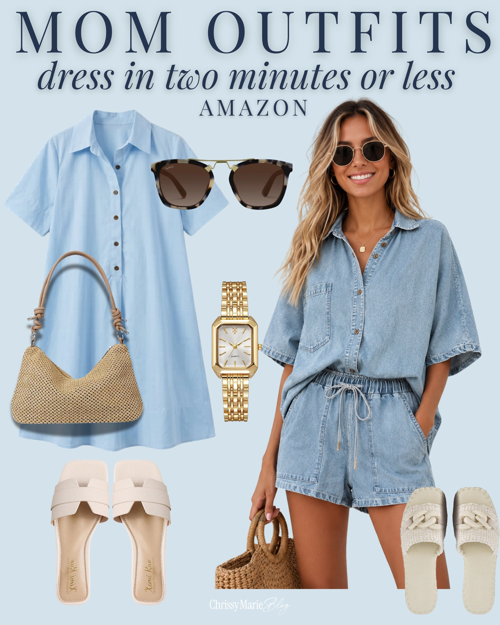 Quick, easy mom outfits for the days you need to look put together in two minutes or less. Comfortable, simple, and no overthinking required. 

 #LTKgrwm #LTKmomlife #LTKmorningroutine