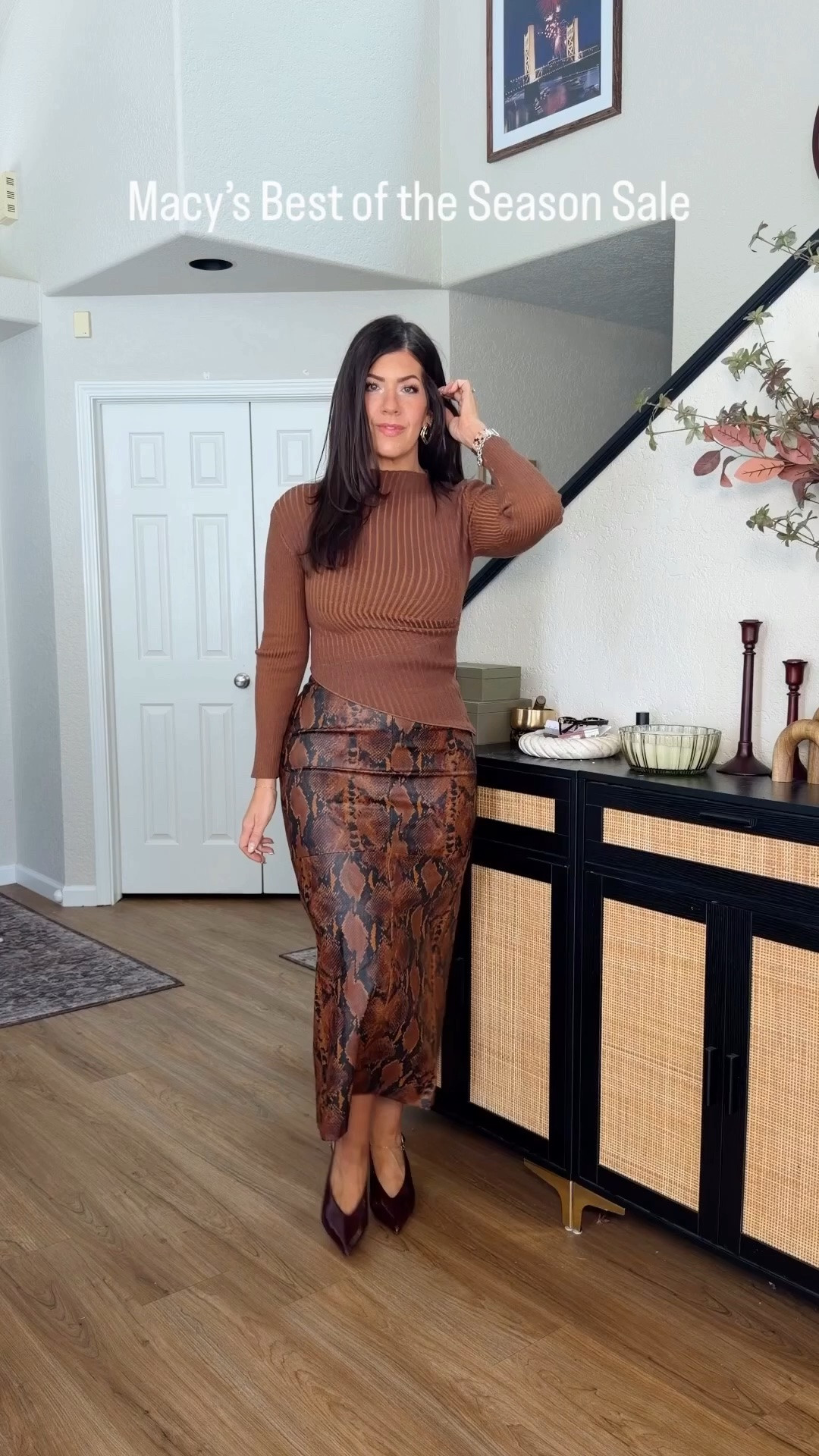 In a medium top and dress, medium skirt, 10 bottoms 

@macys Macy's Best of the Season Sale is on 9/17-9/28! 30% off Fall's top trends & best brands + 15% off beauty & fragrance

Exclusions apply
#macyspartner

#LTKWorkwear #LTKMidsize #LTKSaleAlert