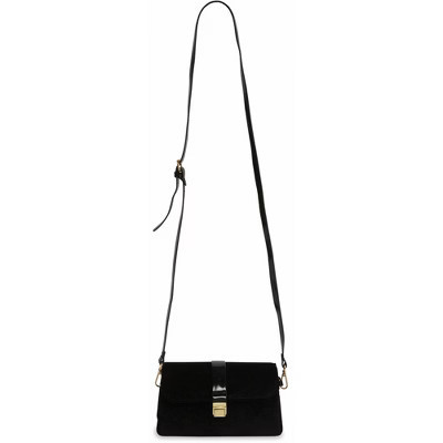 Pavilion Gift Company - Black - Velvet  Crossbody Bag - Handbags | Target